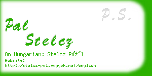 pal stelcz business card